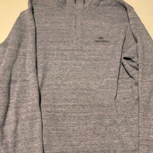 Quiksilver Waterman grey 1/4 zip sweater large